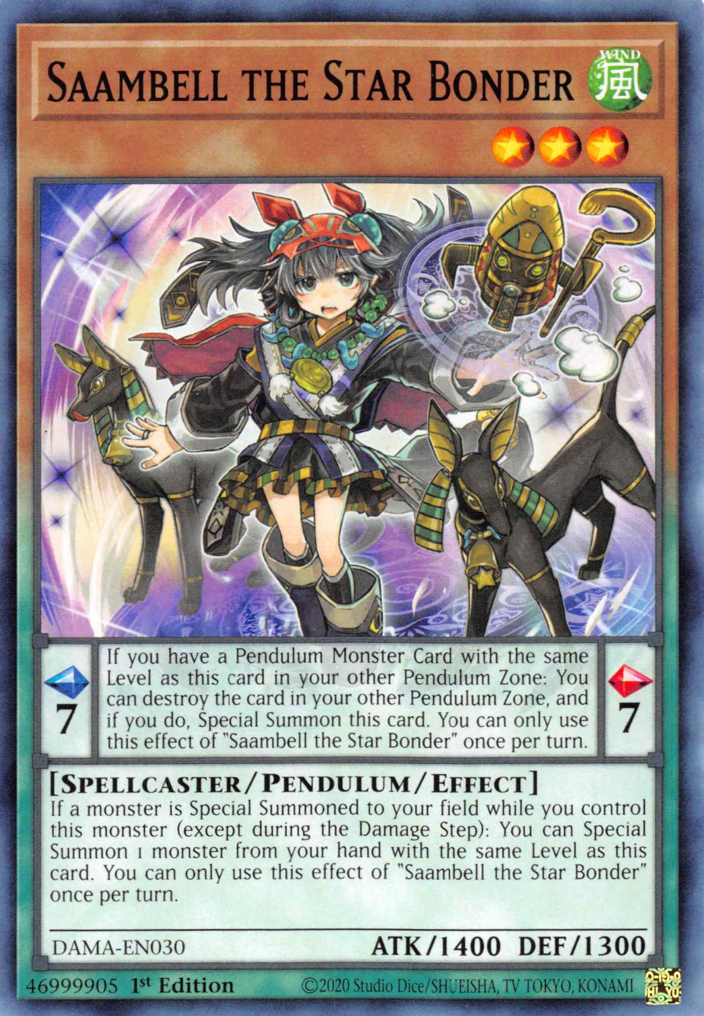 Saambell the Star Bonder [DAMA-EN030] Common | Card Merchant Takapuna