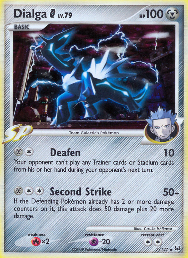 Dialga G (7/127) [Platinum: Base Set] | Card Merchant Takapuna