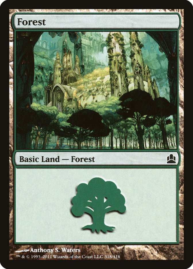 Forest (318) [Commander 2011] | Card Merchant Takapuna