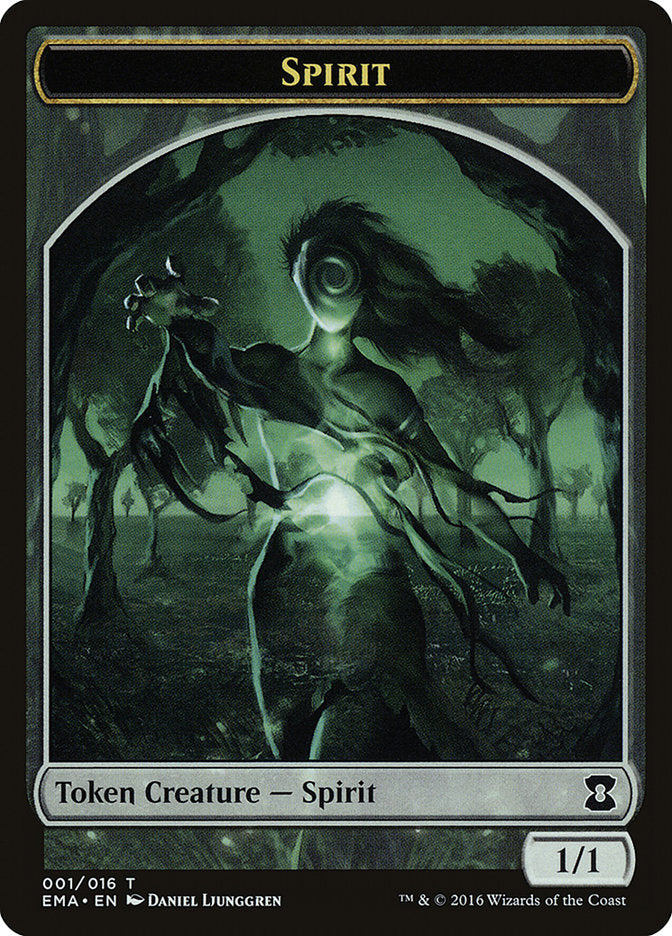 Spirit Token (001/016) [Eternal Masters Tokens] | Card Merchant Takapuna