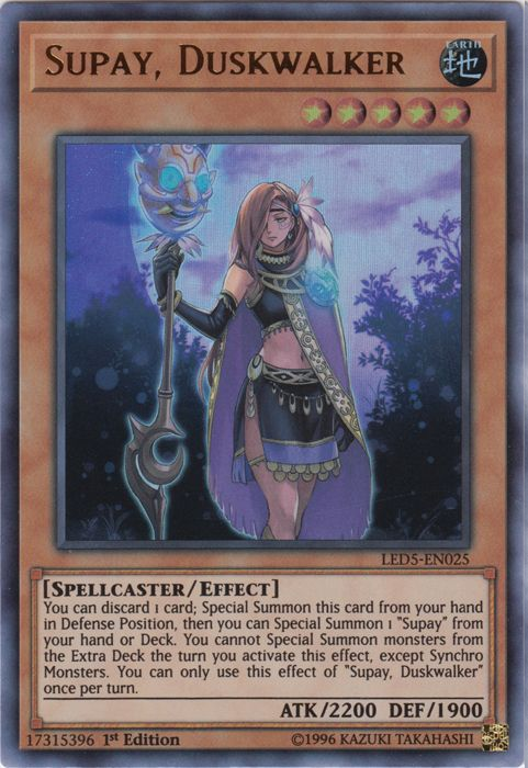 Supay, Duskwalker [LED5-EN025] Ultra Rare | Card Merchant Takapuna