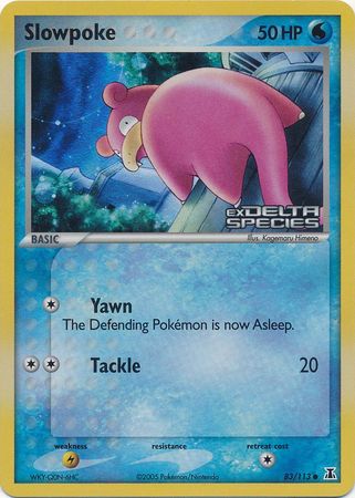 Slowpoke (83/113) (Stamped) [EX: Delta Species] | Card Merchant Takapuna