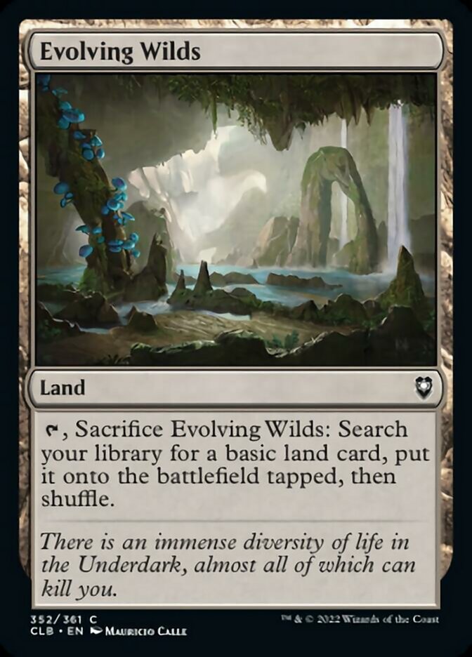 Evolving Wilds [Commander Legends: Battle for Baldur's Gate] | Card Merchant Takapuna