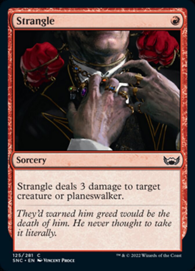 Strangle [Streets of New Capenna] | Card Merchant Takapuna