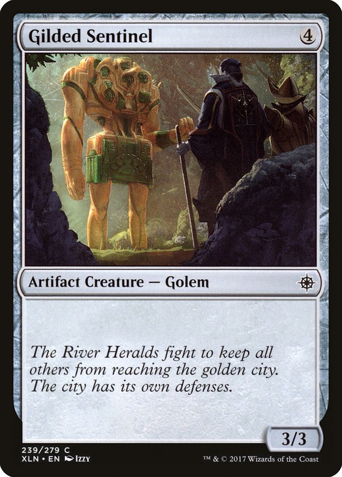 Gilded Sentinel [Ixalan] | Card Merchant Takapuna