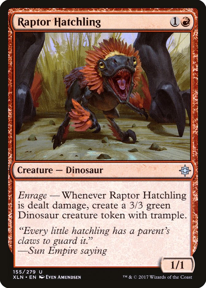 Raptor Hatchling [Ixalan] | Card Merchant Takapuna