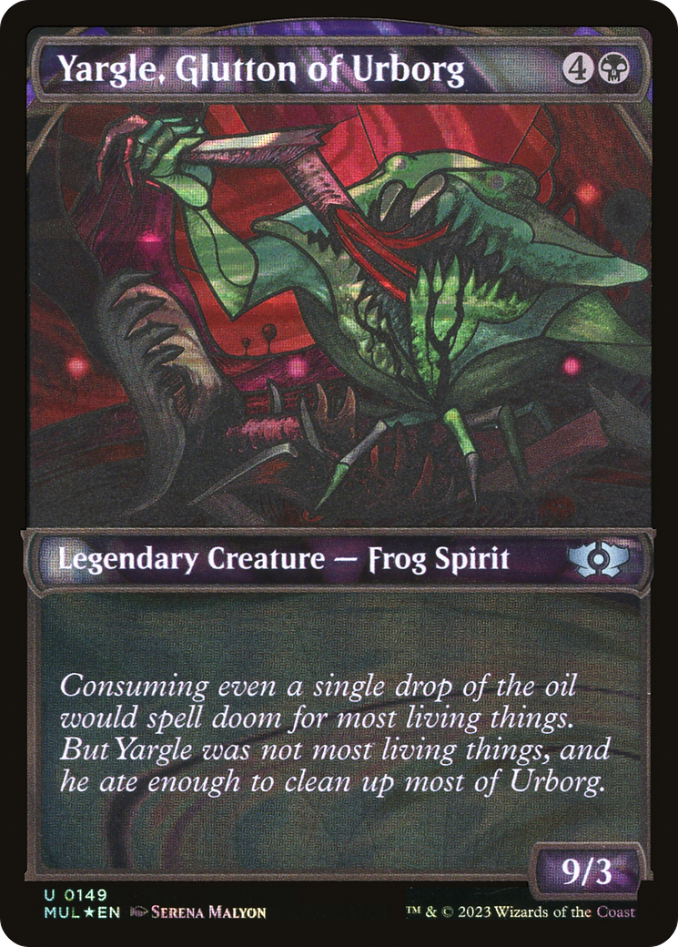 Yargle, Glutton of Urborg (Halo Foil) [Multiverse Legends] | Card Merchant Takapuna