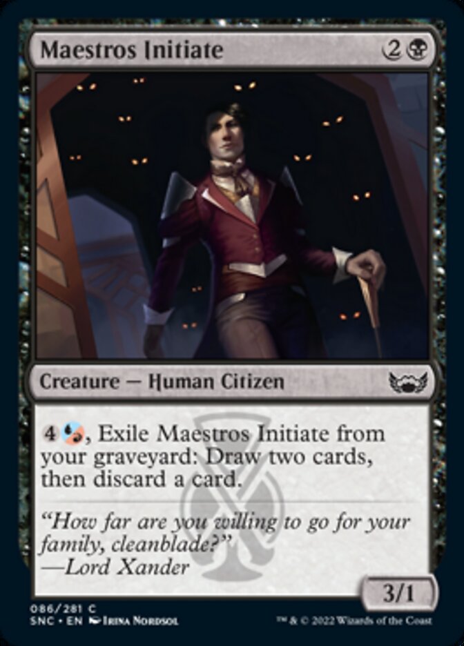 Maestros Initiate [Streets of New Capenna] | Card Merchant Takapuna