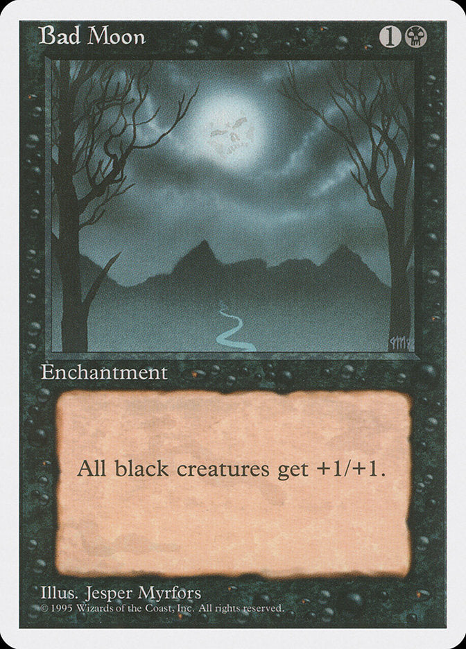 Bad Moon [Fourth Edition] | Card Merchant Takapuna