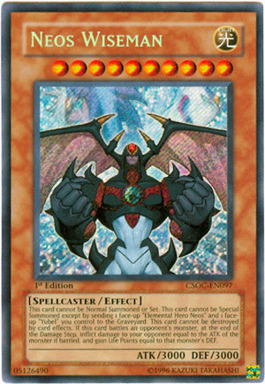 Neos Wiseman [CSOC-EN097] Secret Rare | Card Merchant Takapuna