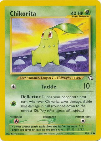 Chikorita (53/111) [Neo Genesis Unlimited] | Card Merchant Takapuna