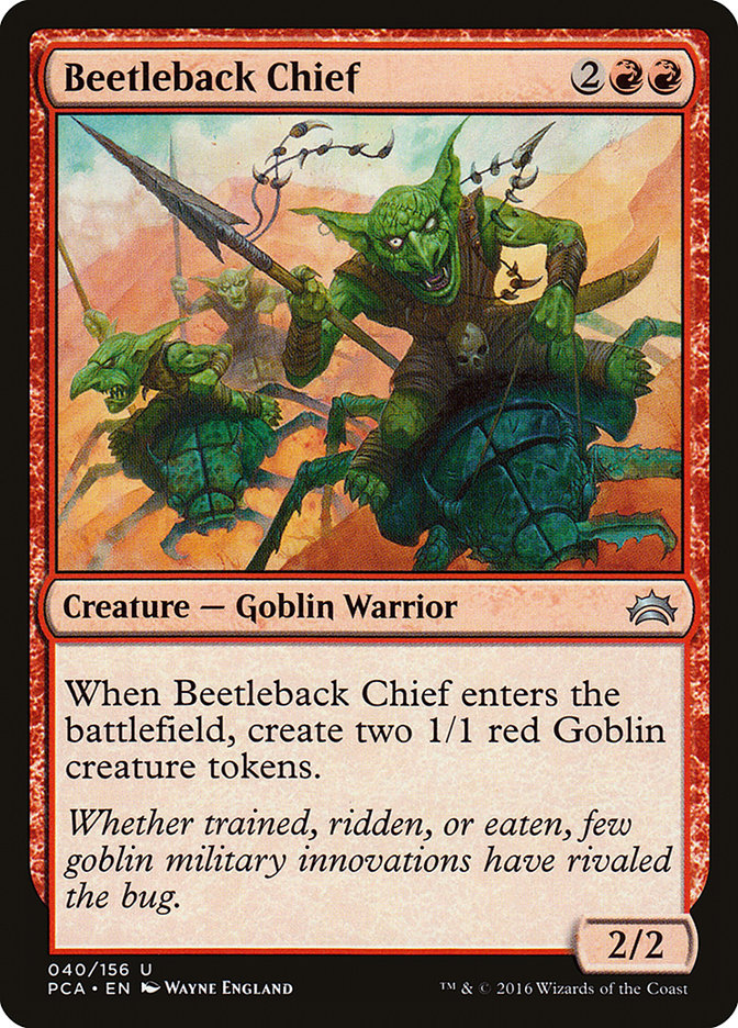 Beetleback Chief [Planechase Anthology] | Card Merchant Takapuna