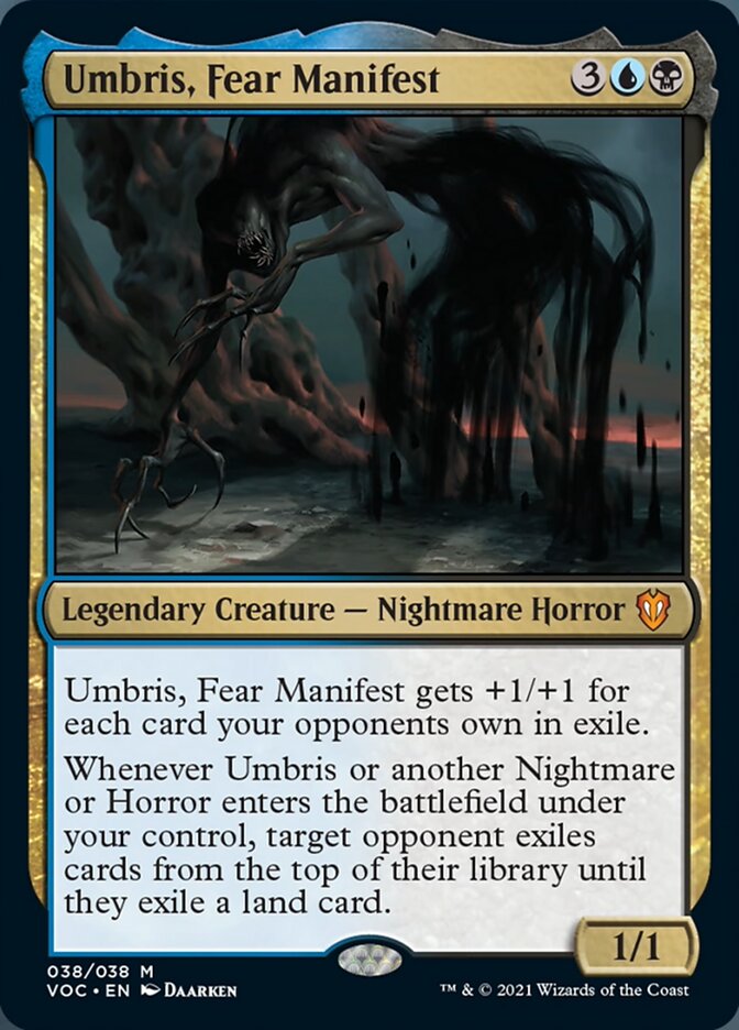 Umbris, Fear Manifest [Innistrad: Crimson Vow Commander] | Card Merchant Takapuna