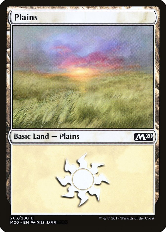 Plains (263) [Core Set 2020] | Card Merchant Takapuna