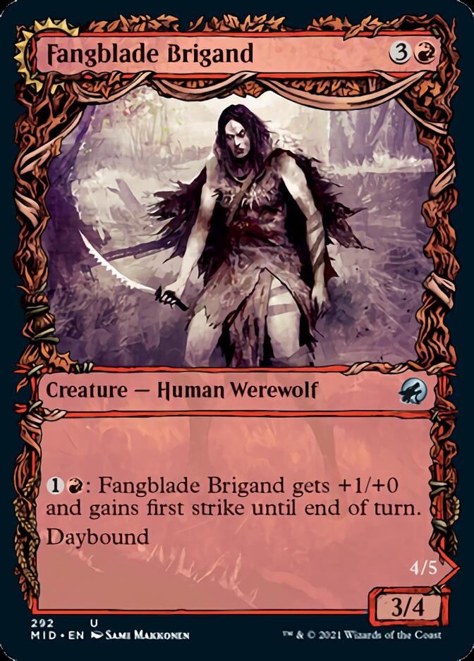 Fangblade Brigand // Fangblade Eviscerator (Showcase Equinox) [Innistrad: Midnight Hunt] | Card Merchant Takapuna