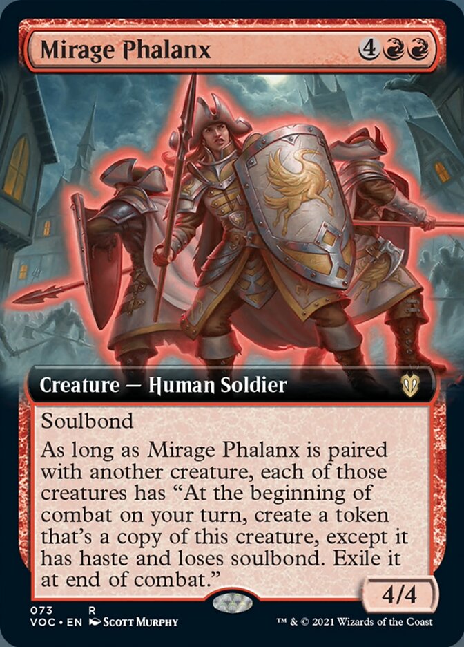 Mirage Phalanx (Extended Art) [Innistrad: Crimson Vow Commander] | Card Merchant Takapuna