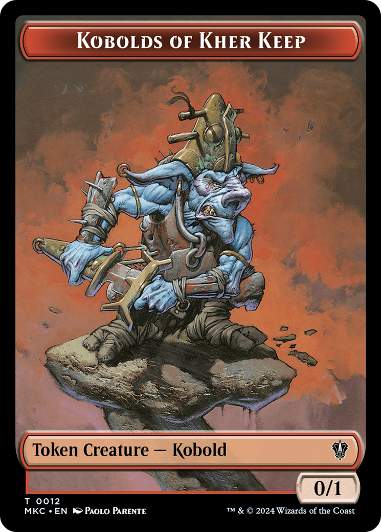 Soldier // Kobolds of Kher Keep Double-Sided Token [Murders at Karlov Manor Commander Tokens] | Card Merchant Takapuna