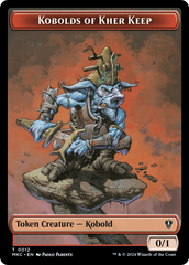 Gold // Kobolds of Kher Keep Double-Sided Token [Murders at Karlov Manor Commander Tokens] | Card Merchant Takapuna