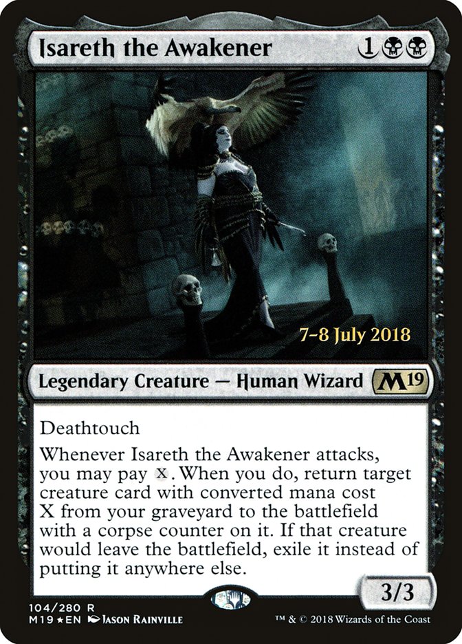 Isareth the Awakener [Core Set 2019 Prerelease Promos] | Card Merchant Takapuna