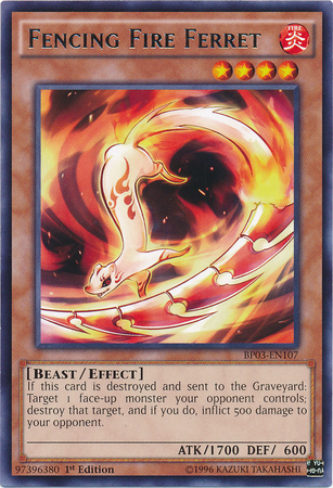 Fencing Fire Ferret [BP03-EN107] Rare | Card Merchant Takapuna