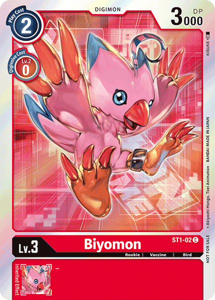 Biyomon [ST1-02] (Event Pack) [Starter Deck: Gaia Red Promos] | Card Merchant Takapuna