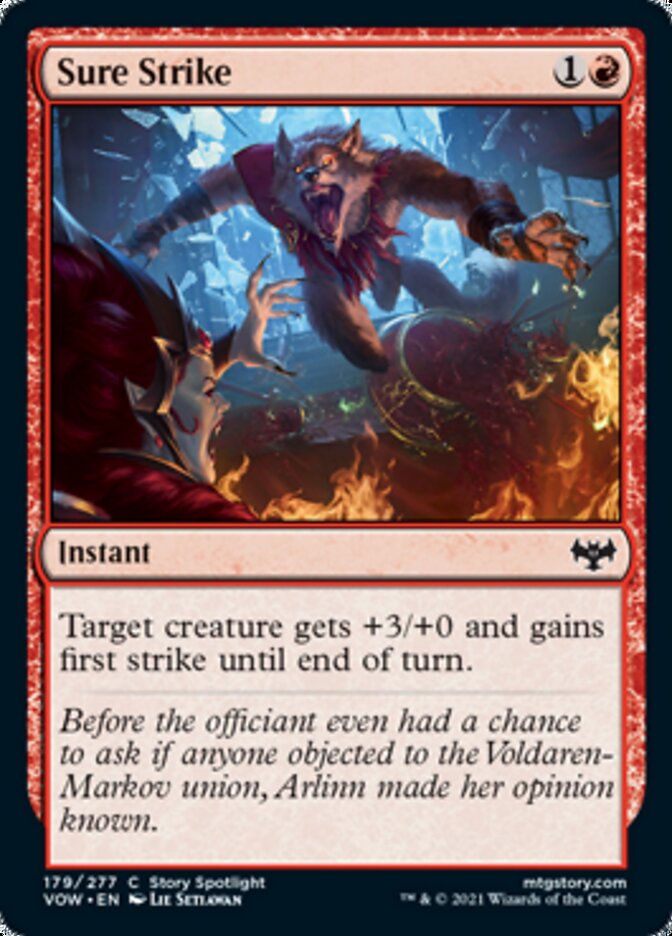 Sure Strike [Innistrad: Crimson Vow] | Card Merchant Takapuna