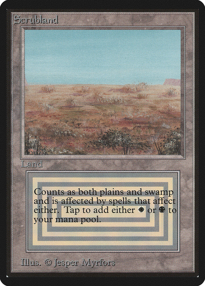 Scrubland [Beta Edition] | Card Merchant Takapuna