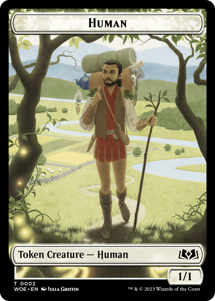 Human Token [Wilds of Eldraine Tokens] | Card Merchant Takapuna