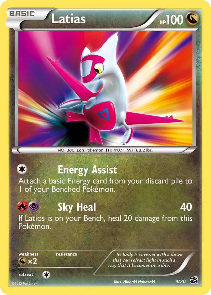 Latias (9/20) (Blister Exclusive) [Black & White: Dragon Vault] | Card Merchant Takapuna