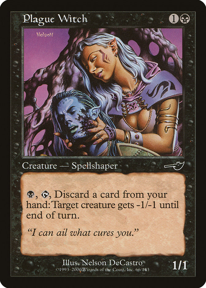 Plague Witch [Nemesis] | Card Merchant Takapuna