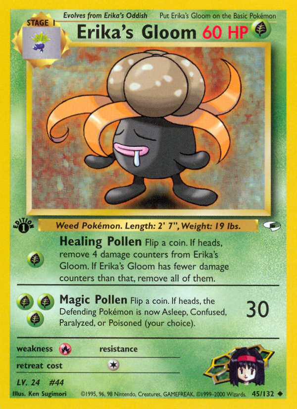 Erika's Gloom (45/132) [Gym Heroes 1st Edition] | Card Merchant Takapuna