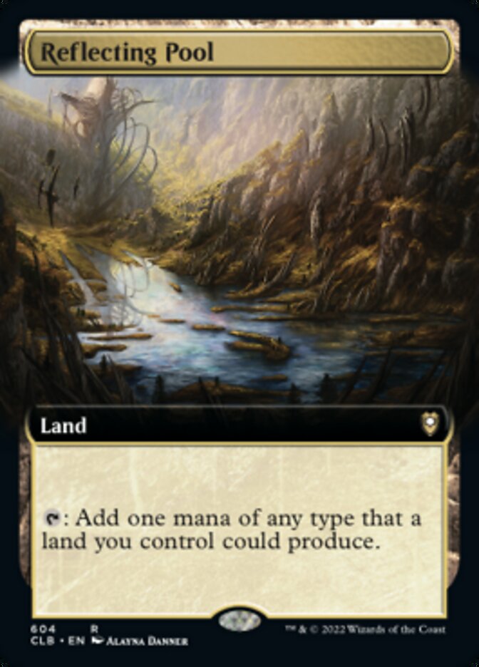 Reflecting Pool (Extended Art) [Commander Legends: Battle for Baldur's Gate] | Card Merchant Takapuna