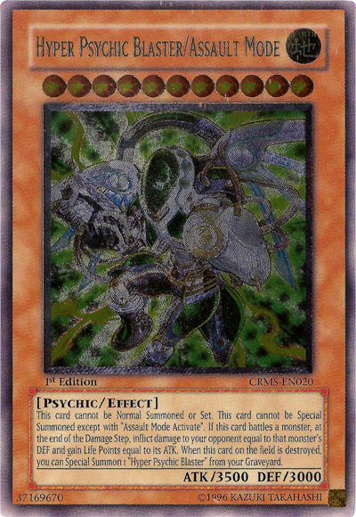 Hyper Psychic Blaster/Assault Mode [CRMS-EN020] Ultimate Rare | Card Merchant Takapuna