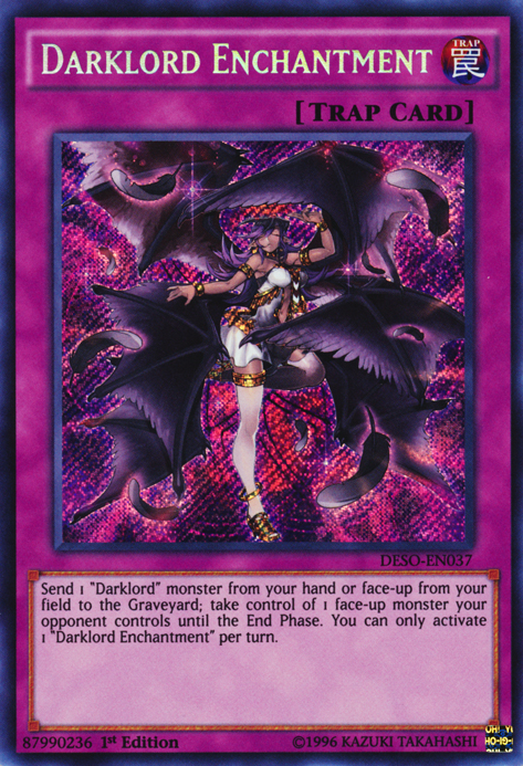 Darklord Enchantment [DESO-EN037] Secret Rare | Card Merchant Takapuna