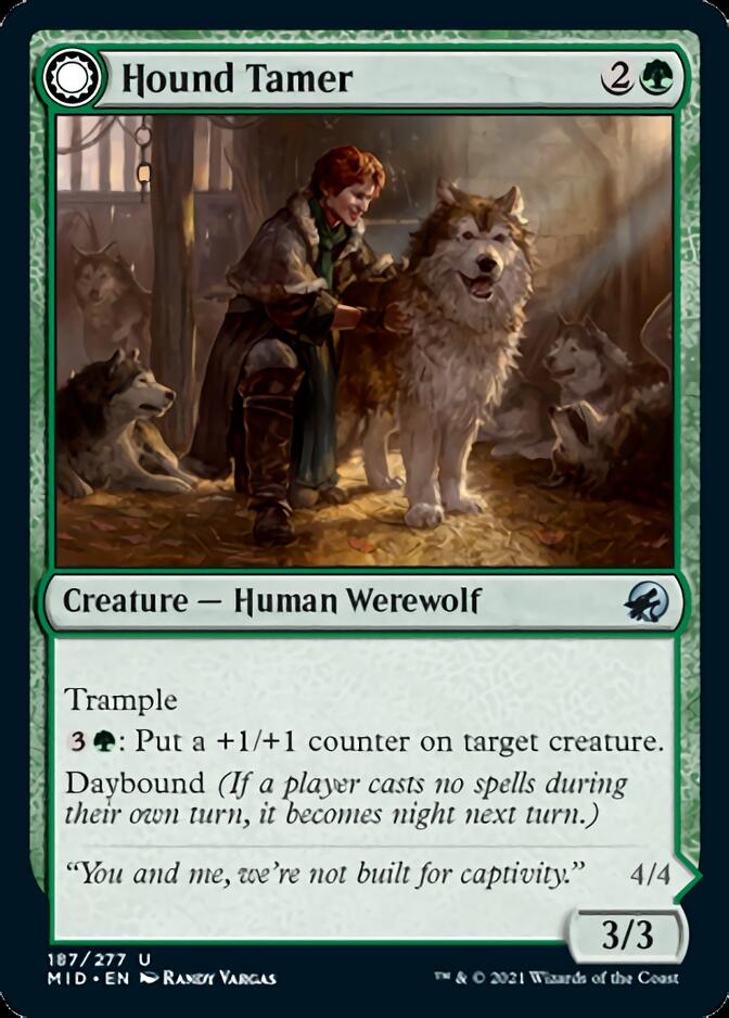 Hound Tamer // Untamed Pup [Innistrad: Midnight Hunt] | Card Merchant Takapuna