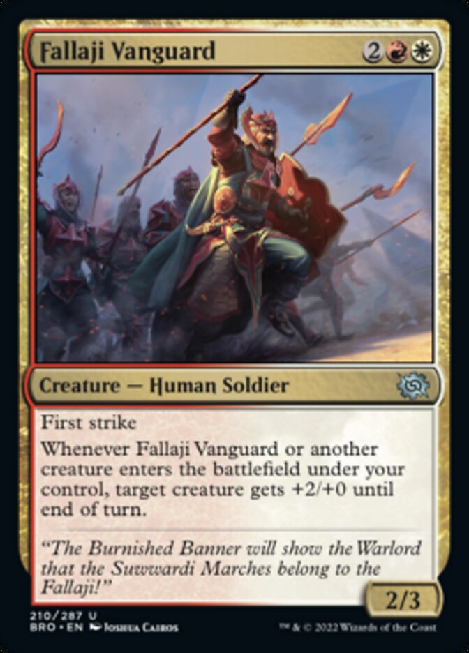 Fallaji Vanguard [The Brothers' War] | Card Merchant Takapuna