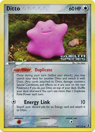 Ditto (35/113) (Stamped) [EX: Delta Species] | Card Merchant Takapuna