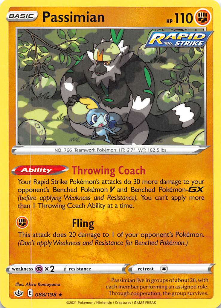 Passimian (088/198) [Sword & Shield: Chilling Reign] | Card Merchant Takapuna