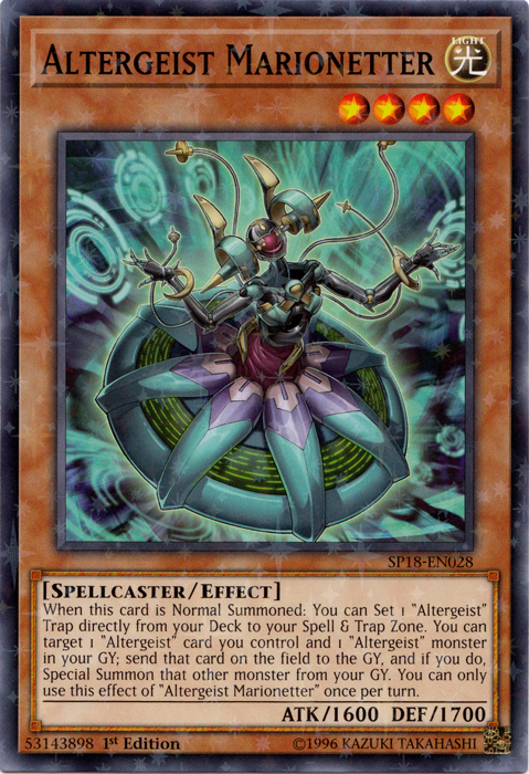 Altergeist Marionetter [SP18-EN028] Starfoil Rare | Card Merchant Takapuna