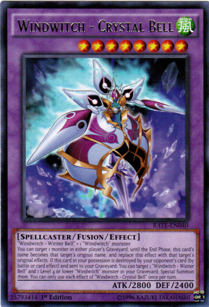 Windwitch - Crystal Bell [RATE-EN040] Rare | Card Merchant Takapuna