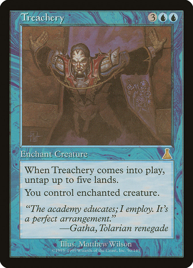 Treachery [Urza's Destiny] | Card Merchant Takapuna