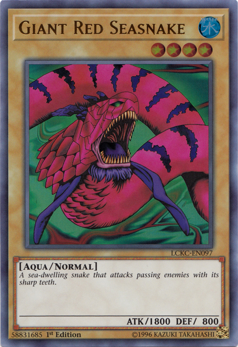 Giant Red Seasnake [LCKC-EN097] Ultra Rare | Card Merchant Takapuna