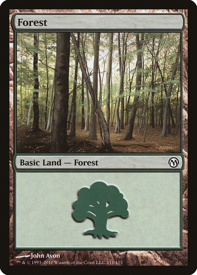 Forest (111) [Duels of the Planeswalkers] | Card Merchant Takapuna