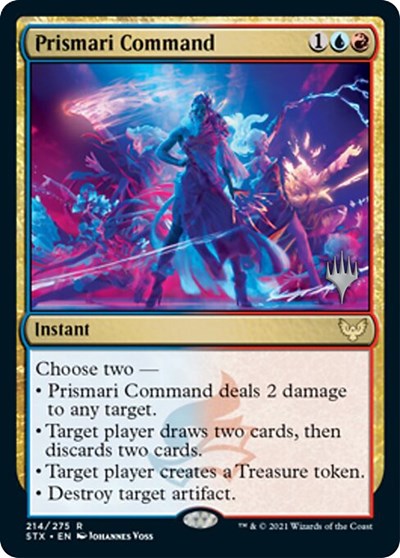 Prismari Command (Promo Pack) [Strixhaven: School of Mages Promos] | Card Merchant Takapuna