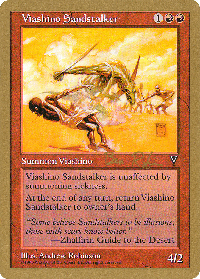 Viashino Sandstalker (Ben Rubin) [World Championship Decks 1998] | Card Merchant Takapuna