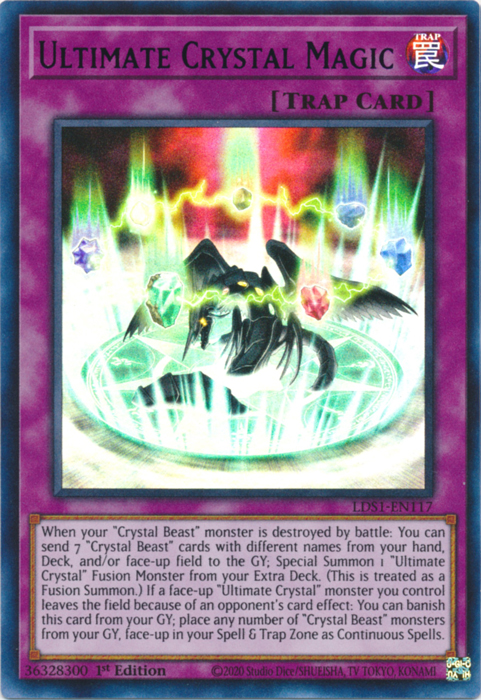 Ultimate Crystal Magic (Blue) [LDS1-EN117] Ultra Rare | Card Merchant Takapuna