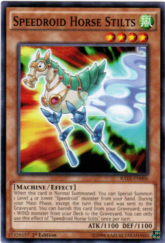 Speedroid Horse Stilts [RATE-EN006] Common | Card Merchant Takapuna