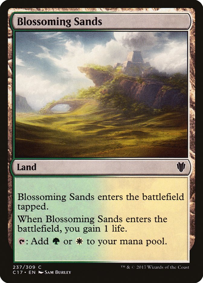 Blossoming Sands [Commander 2017] | Card Merchant Takapuna