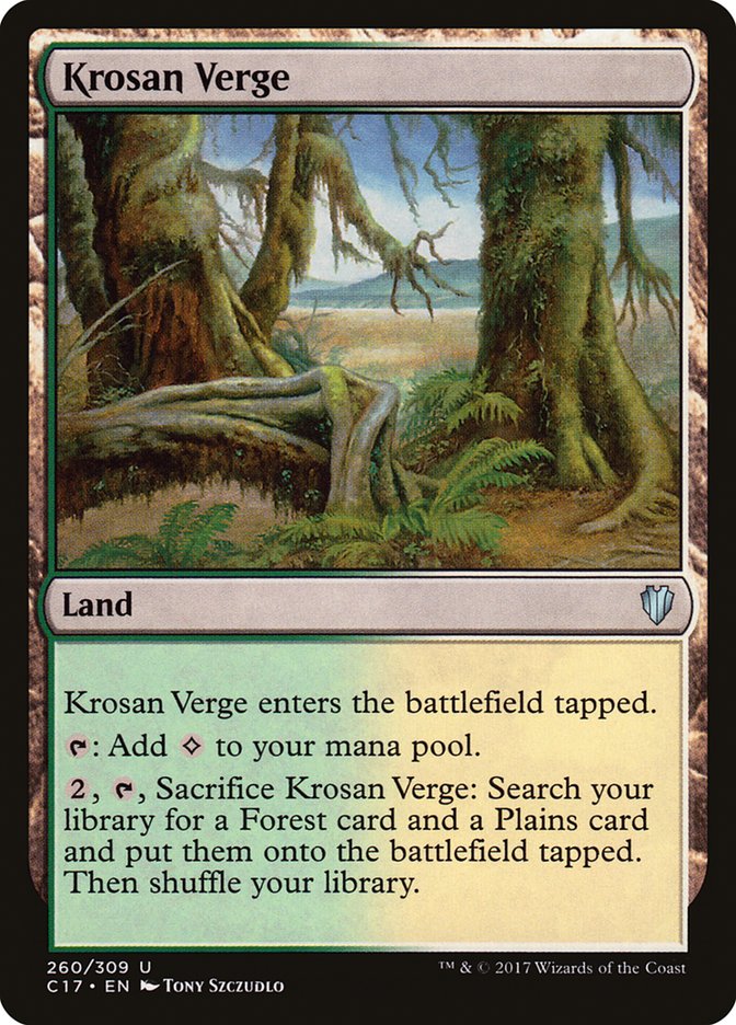 Krosan Verge [Commander 2017] | Card Merchant Takapuna