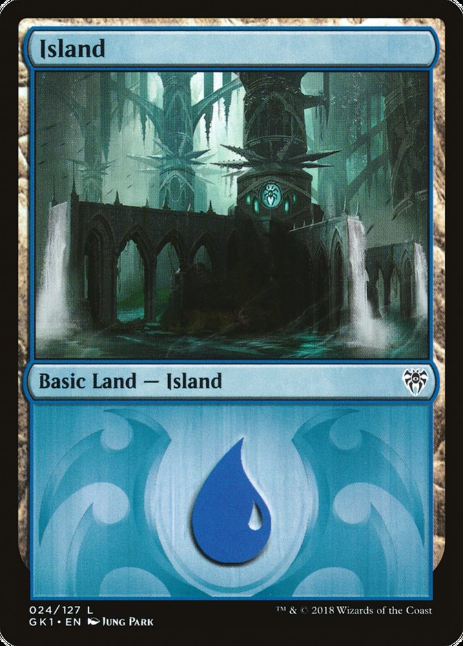 Island (24) [Guilds of Ravnica Guild Kit] | Card Merchant Takapuna